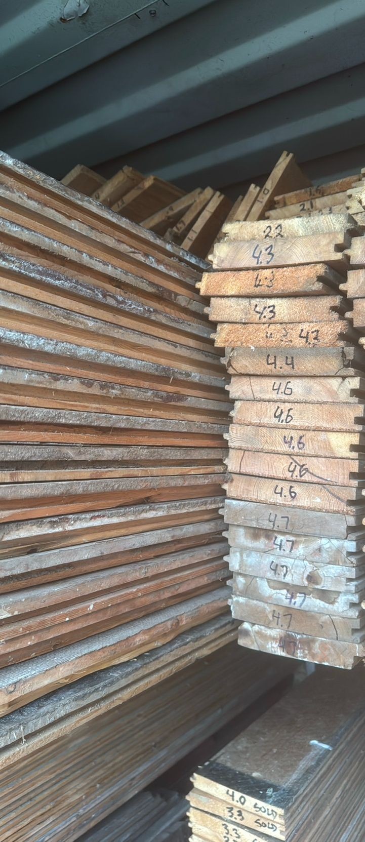 Original 150mm x 28mm Baltic pine